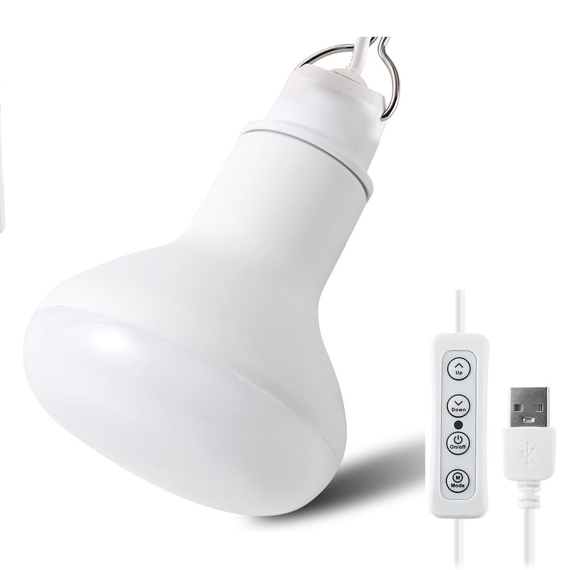 ABS PC USB LED Light Bulbs 10W With Warm White Light Color CE